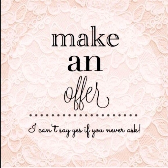 Other - I love offers! ❤️ Bundle your item(s) and send me your best resonable offer!